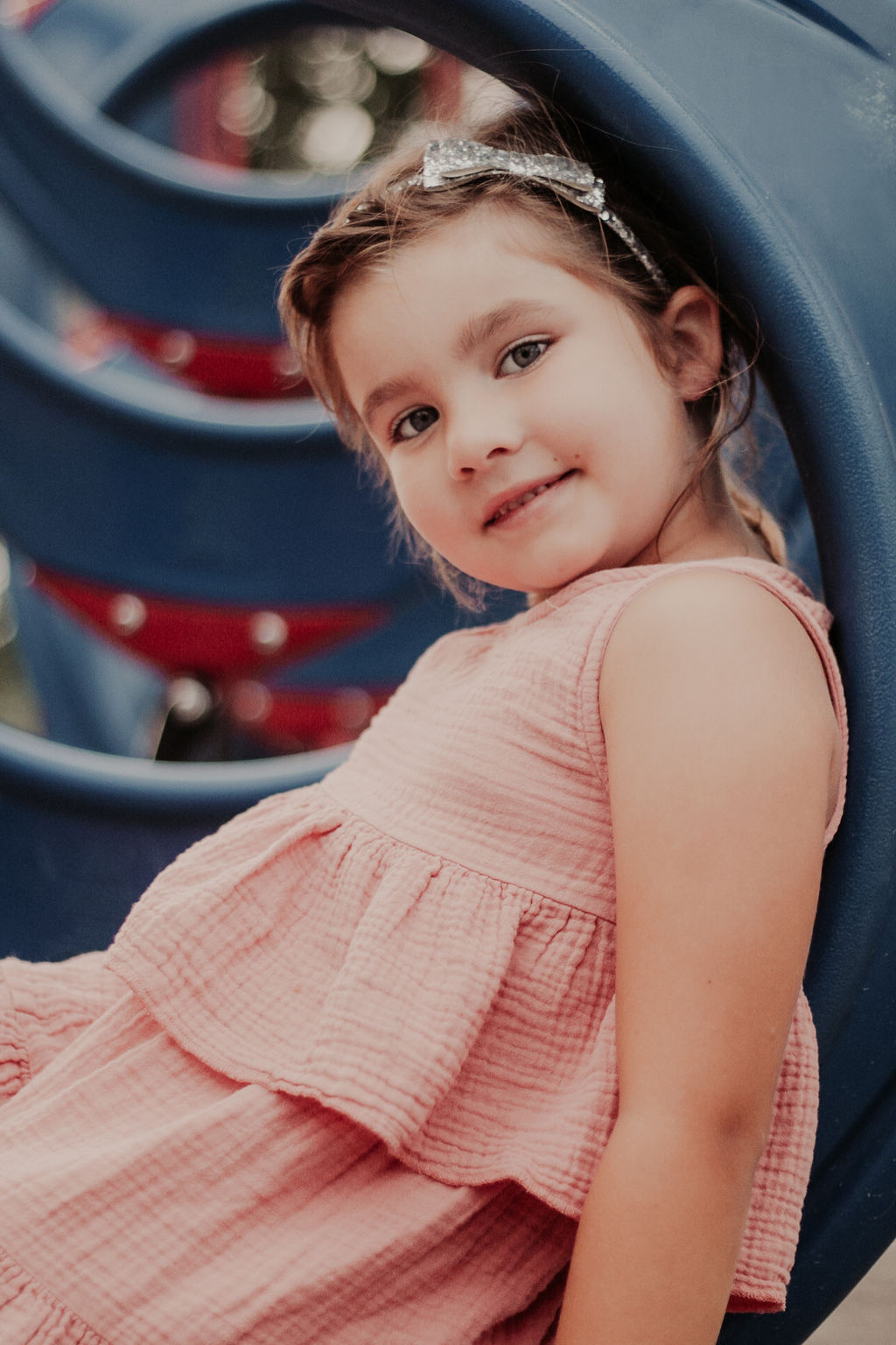 Little girl in soft light