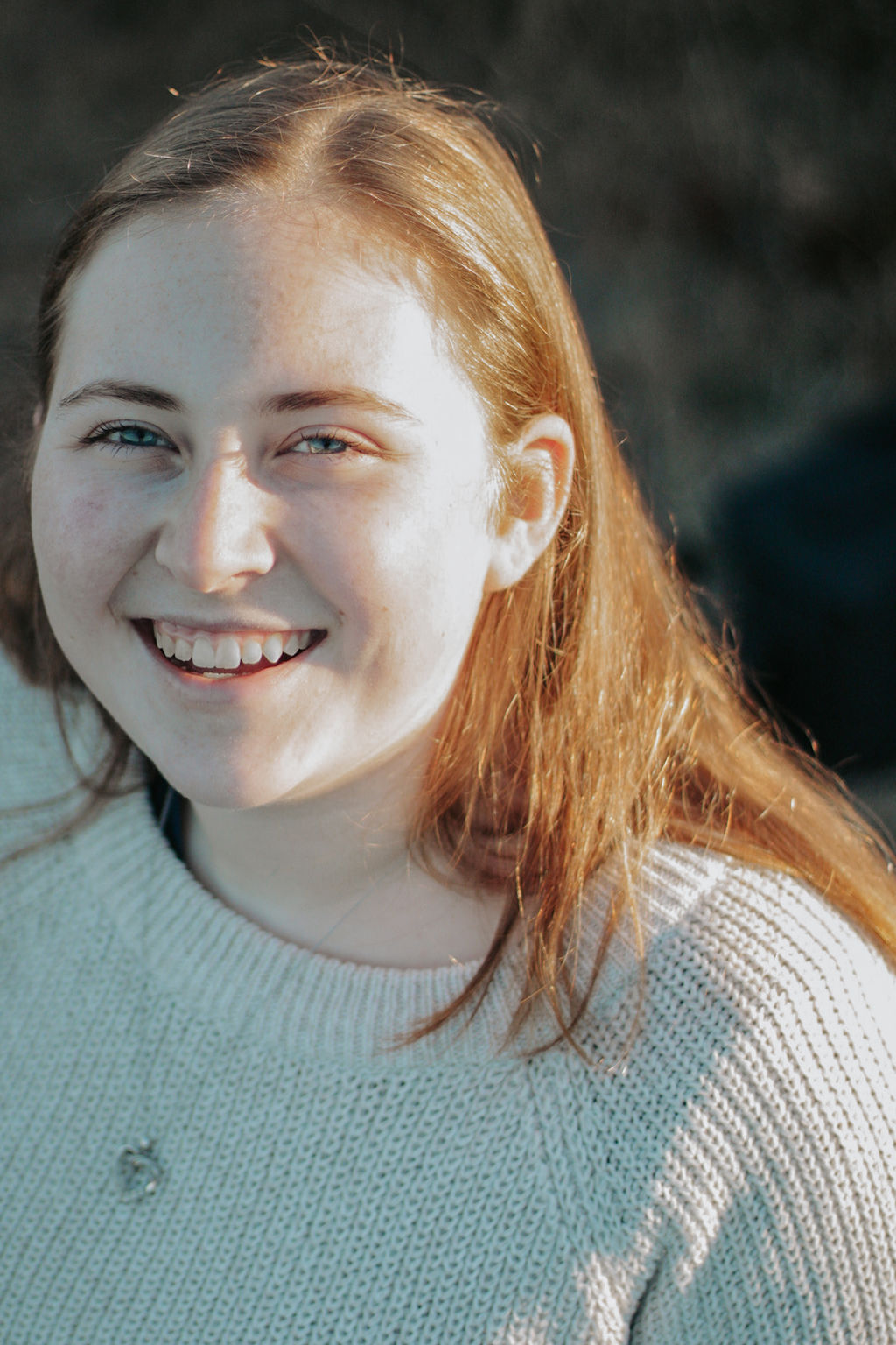 Outdoor natural light portrait