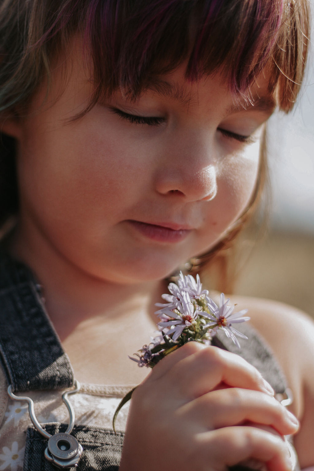 Child portrait natural light